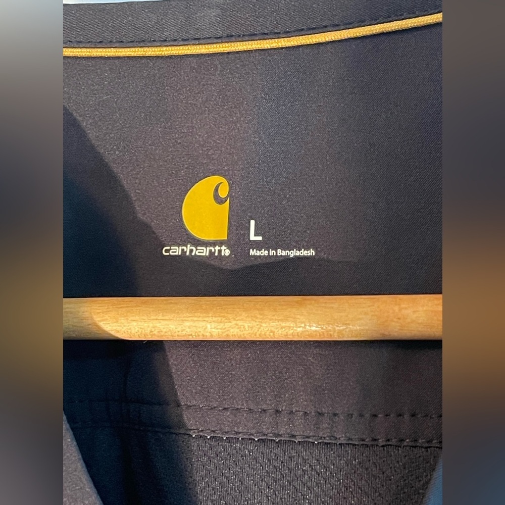Carhartt Men’s Black Scrub Shirt - Picture 8 of 14